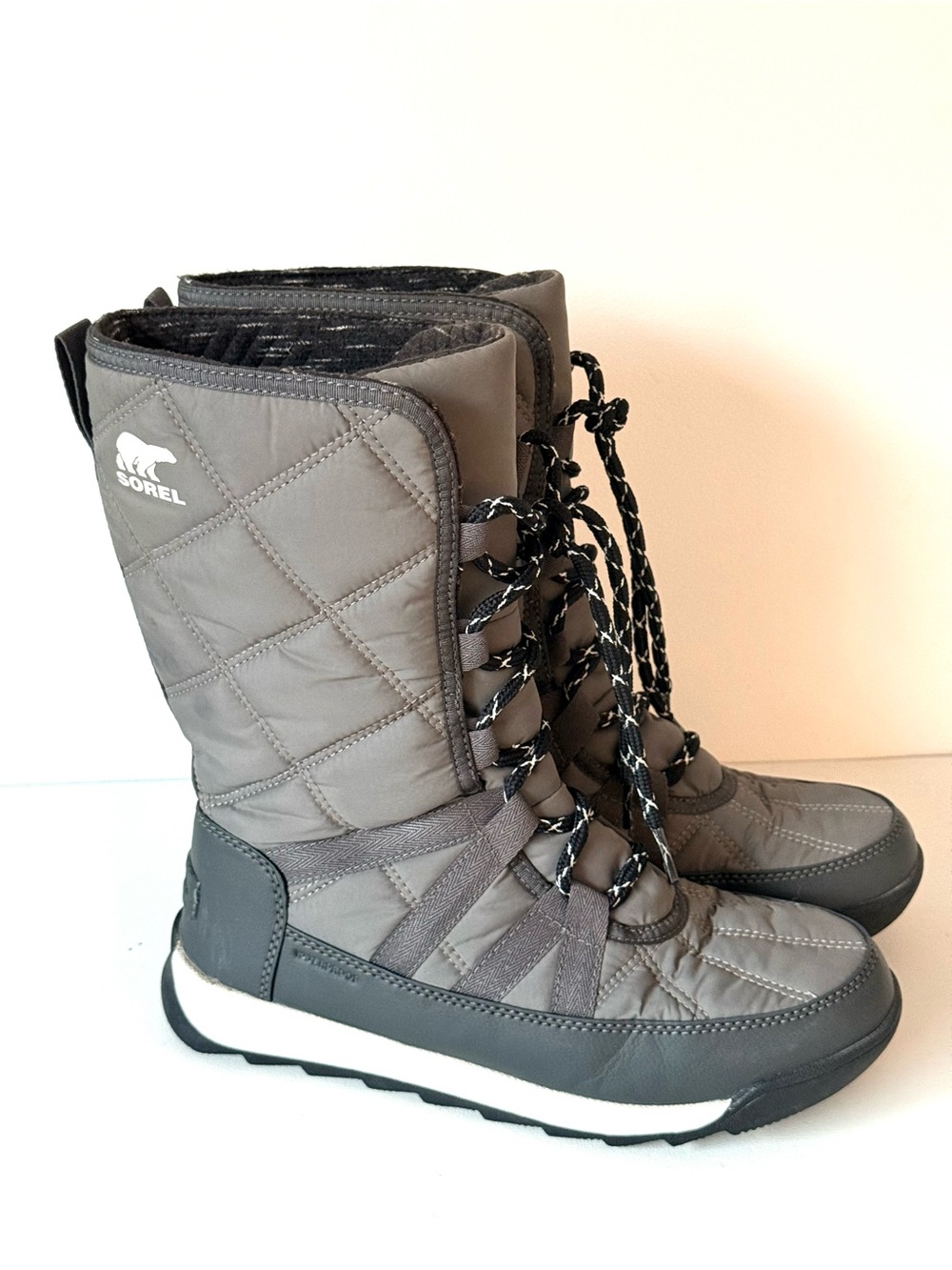 Sorel WHITNEY II TALL LACE Quilted Waterproof Insulated Lace Up Winter Boots - Picture 6 of 12